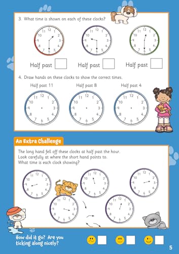CGP Books - New Telling the Time Activity Book for Ages 5-7 - Paperbac image 5
