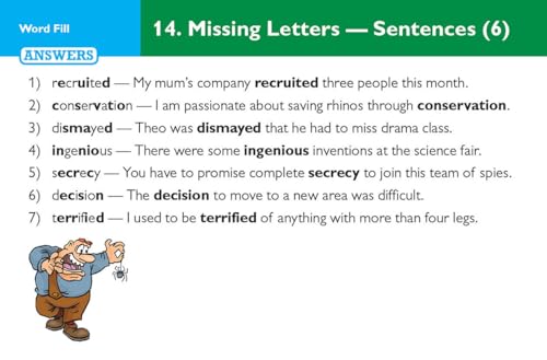 CGP Books - New 11+ CEM Revision Question Cards: Verbal Reasoning Cloz image 4