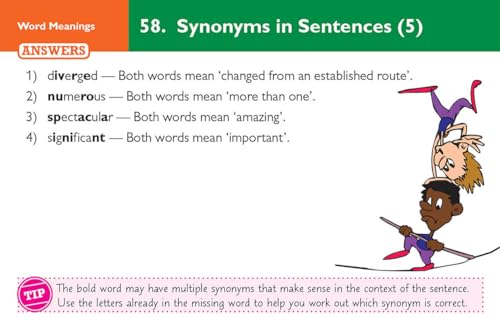 CGP Books - New 11+ CEM Revision Question Cards: Verbal Reasoning Cloz image 8