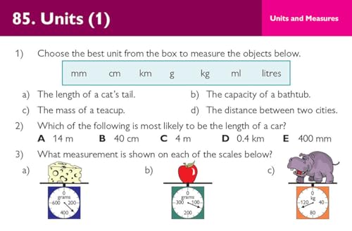 CGP Books - New 11+ CEM Revision Question Cards: Maths - Ages 9-10 - P image 3