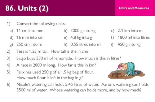 CGP Books - New 11+ CEM Revision Question Cards: Maths - Ages 9-10 - P image 5