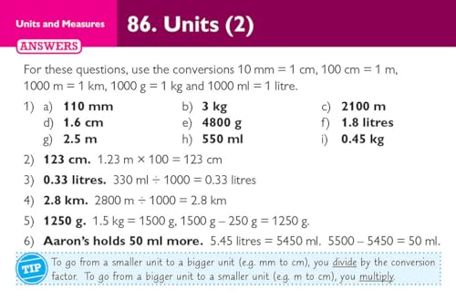 CGP Books - New 11+ CEM Revision Question Cards: Maths - Ages 9-10 - P image 6