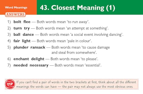 CGP Books - New 11+ GL Revision Question Cards: Verbal Reasoning - Age image 7