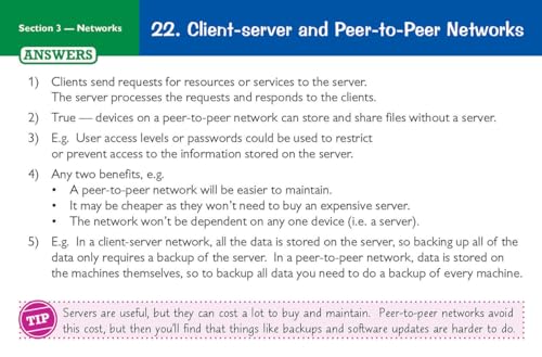 CGP Books - New Grade 9-1 GCSE Computer Science OCR Revision Question image 9