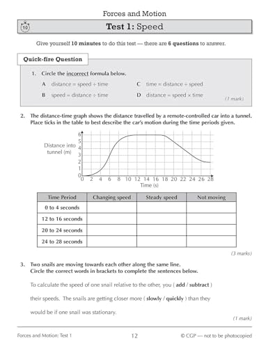 CGP Books - New KS3 Physics 10-Minute Tests (with answers) - Paperback image 2