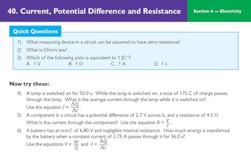 CGP Books - New A-Level Physics AQA Revision Question Cards - Paperbac image 2