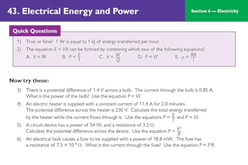 CGP Books - New A-Level Physics AQA Revision Question Cards - Paperbac image 8