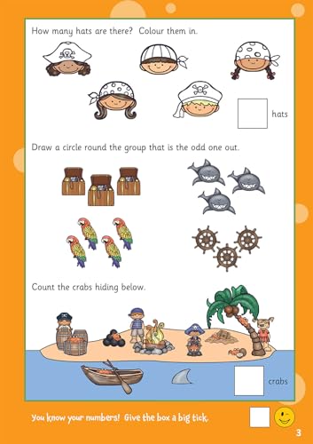 CGP Books - New Maths Home Learning Activity Book for Ages 4-5 - Paper image 3