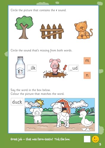 CGP Books - Phonics Activity Book for Ages 4-5 (Reception) - Paperback image 3