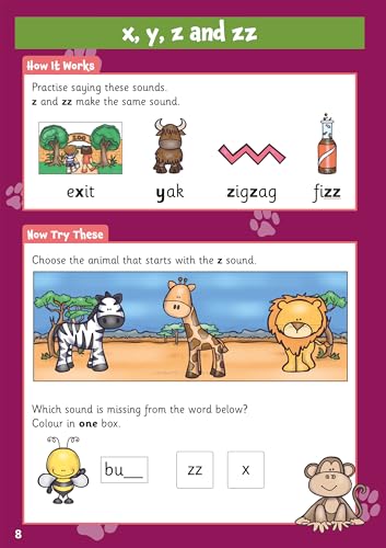 CGP Books - Phonics Activity Book for Ages 4-5 (Reception) - Paperback image 4