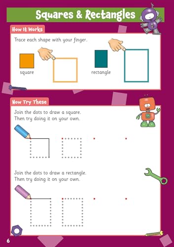 CGP Books - New Colour, Shape & Pattern Maths Home Learning Activity B image 2
