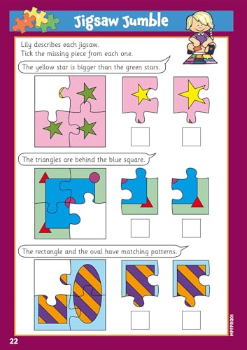 CGP Books - New Colour, Shape & Pattern Maths Home Learning Activity B image 4