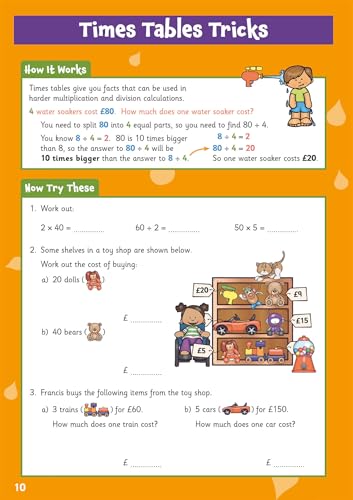 CGP Books - New Multiplication & Division Home Learning Activity Book image 2