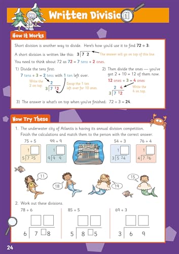 CGP Books - New Multiplication & Division Home Learning Activity Book image 4