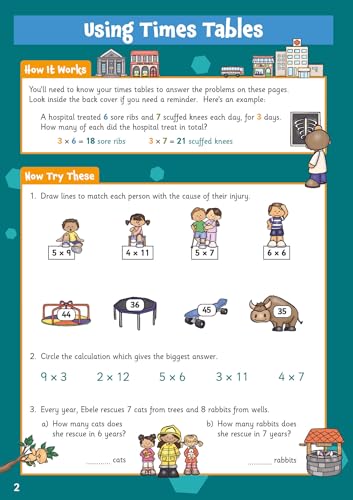 CGP Books - New Multiplication & Division Home Learning Activity Book image 2