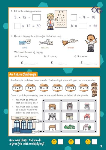 CGP Books - New Multiplication & Division Home Learning Activity Book image 3