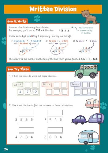 CGP Books - New Multiplication & Division Home Learning Activity Book image 4