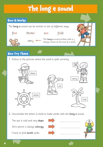 CGP Books - New Spelling Home Learning Activity Book for Ages 5-6 - Pa image 2