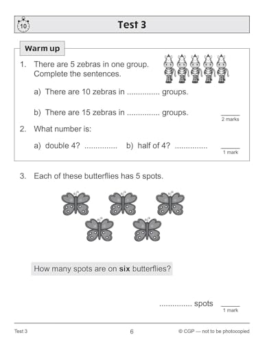 CGP Books - New KS1 Maths 10-Minute Tests: Multiplication & Division - image 2