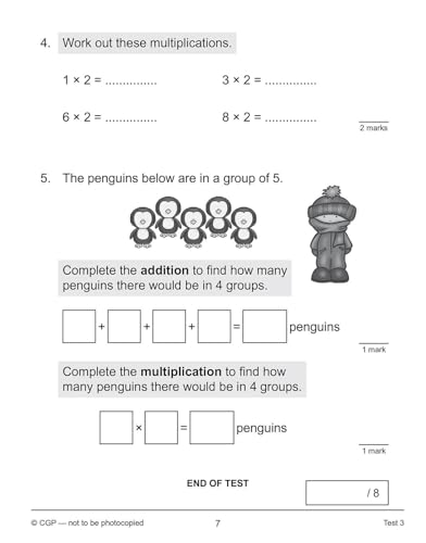 CGP Books - New KS1 Maths 10-Minute Tests: Multiplication & Division - image 3