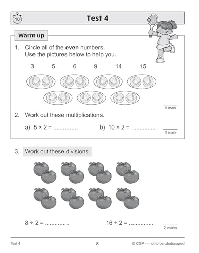 CGP Books - New KS1 Maths 10-Minute Tests: Multiplication & Division - image 4