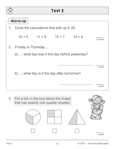 CGP Books - New KS1 Maths 10-Minute Tests: Problem Solving - Year 2 - image 2