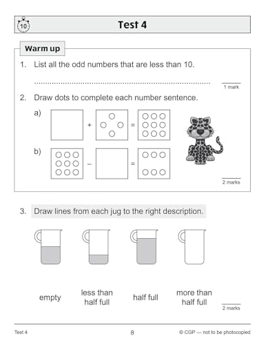 CGP Books - New KS1 Maths 10-Minute Tests: Problem Solving - Year 2 - image 4