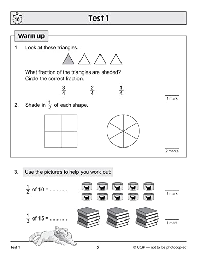 NEW KS2 MATHS 10MINUTE TESTS FRACTIONS Y - Paperback image 2
