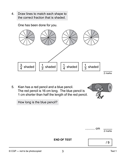 NEW KS2 MATHS 10MINUTE TESTS FRACTIONS Y - Paperback image 3