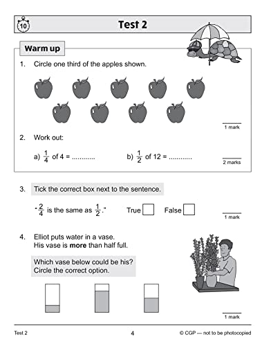 NEW KS2 MATHS 10MINUTE TESTS FRACTIONS Y - Paperback image 4