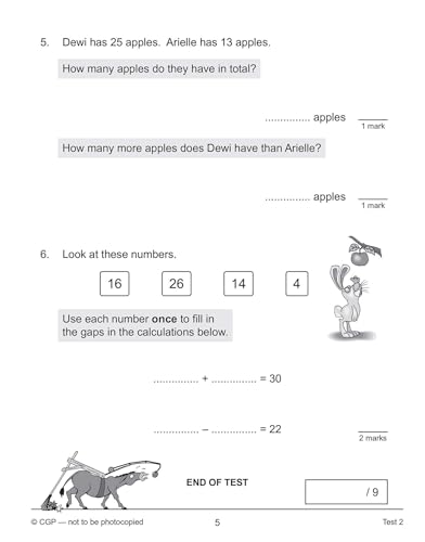 CGP Books - New KS2 Maths 10-Minute Tests: Addition & Subtraction - Ye image 3