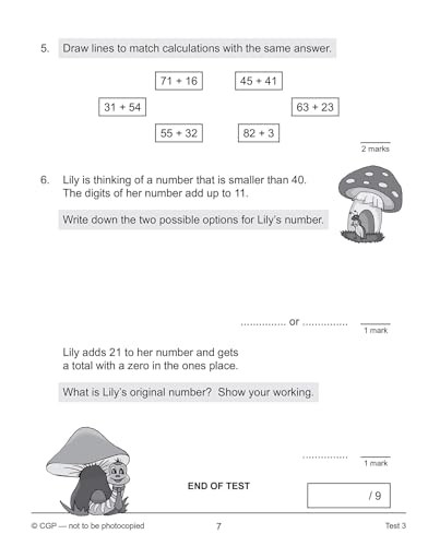 CGP Books - New KS2 Maths 10-Minute Tests: Addition & Subtraction - Ye image 5