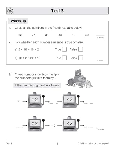 CGP Books - New KS2 Maths 10-Minute Tests: Multiplication & Division - image 2