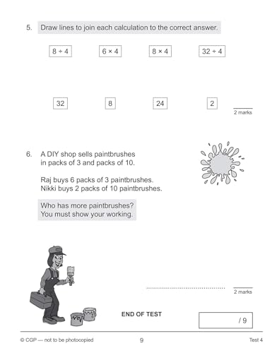CGP Books - New KS2 Maths 10-Minute Tests: Multiplication & Division - image 5