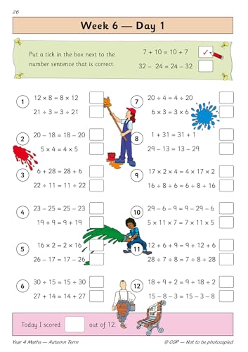 CGP Books - New KS2 Maths Daily Practice Book: Year 4 - Autumn Term - image 2