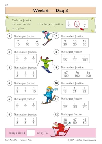 CGP Books - New KS2 Maths Daily Practice Book: Year 4 - Autumn Term - image 4