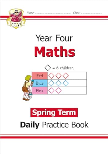 CGP Books - New KS2 Maths Daily Practice Book: Year 4 - Spring Term - image 1