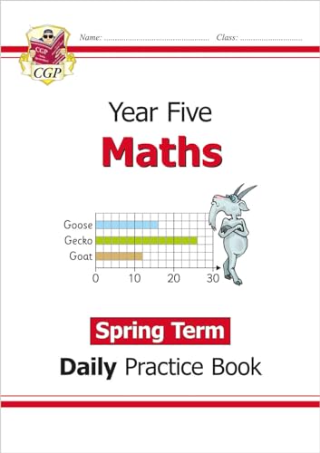 CGP Books - New KS2 Maths Daily Practice Book: Year 5 - Spring Term - image 1