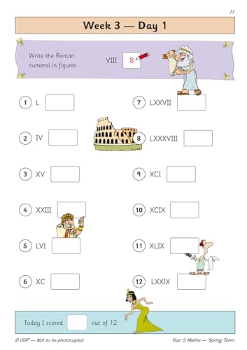 CGP Books - New KS2 Maths Daily Practice Book: Year 5 - Spring Term - image 2