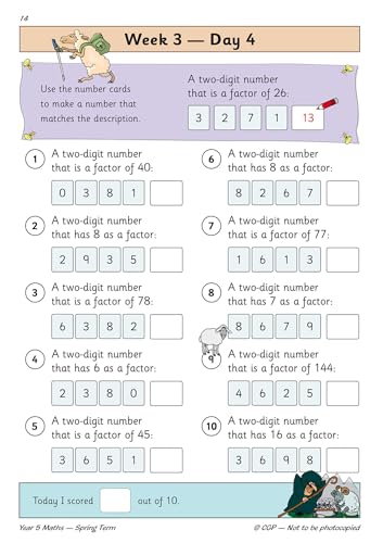 CGP Books - New KS2 Maths Daily Practice Book: Year 5 - Spring Term - image 5