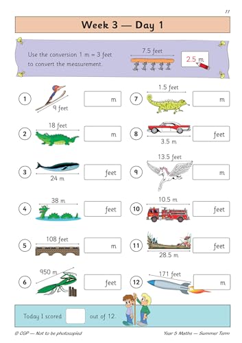 CGP Books - New KS2 Maths Daily Practice Book: Year 5 - Summer Term - image 2