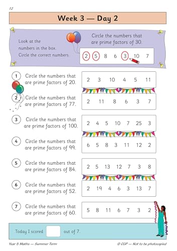 CGP Books - New KS2 Maths Daily Practice Book: Year 5 - Summer Term - image 3