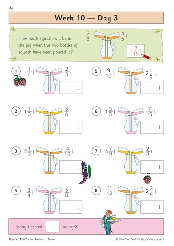CGP Books - New KS2 Maths Daily Practice Book: Year 6 - Autumn Term - image 4