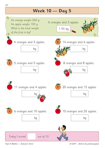 CGP Books - New KS2 Maths Daily Practice Book: Year 6 - Autumn Term - image 6