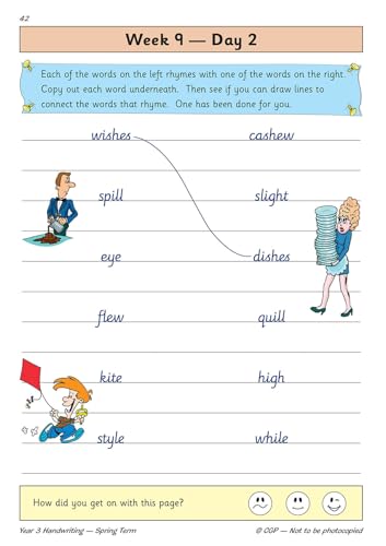 CGP Books - New KS2 Handwriting Daily Practice Book: Year 3 - Spring T image 3