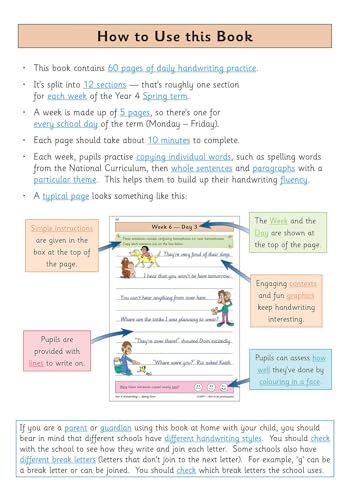 CGP Books - New KS2 Handwriting Daily Practice Book: Year 4 - Spring T image 2
