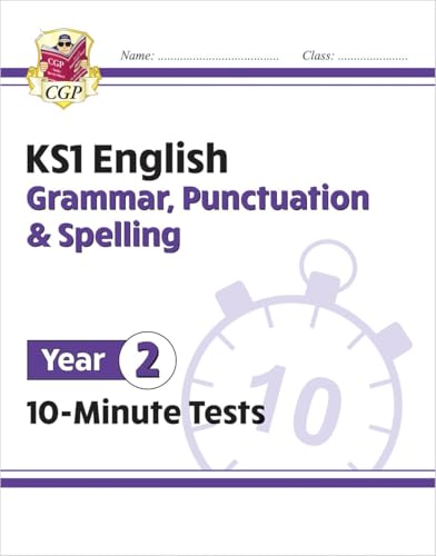 CGP Books - New KS1 English 10-Minute Tests: Grammar, Punctuation & Sp image 1