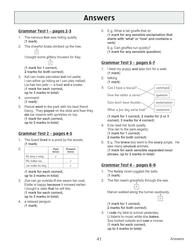 CGP Books - New KS1 English 10-Minute Tests: Grammar, Punctuation & Sp image 6