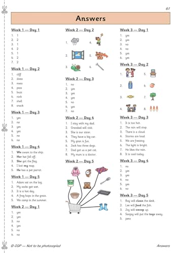 CGP Books - New KS1 English Daily Practice Book: Year 1 - Autumn Term image 7