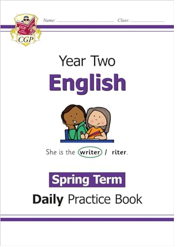 CGP Books - New KS1 English Daily Practice Book: Year 2 - Spring Term image 1